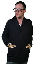 Crooks and Castles Navy Blue CC Anchor Knit Cardigan - £70.12 GBP