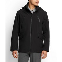 New TUMI men&#39;s Lakeridge LG jacket coat water-resistant black $500 hooded  - $340.00