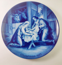Kaiser Porcelain Plate “Holy Night” Fourth Issue Christmas 1973 German (7.625&quot;) - £11.84 GBP