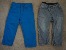 Lot of 2 Boys Casual Pants by LUPILU (SZ 12-18 Month) &amp; MICHAEL (SZ 9-12 Month) - £6.32 GBP