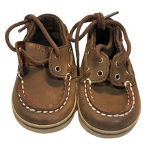Sperry Top-Sider Intrepid Crib Cigar Boat Shoe (Infant) Size 2M Brown Shoes  - £7.99 GBP