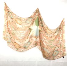 Vintage ETRO Silk Scarf Women Shawl, Babushka, Wrapped, Head Scarf Squares luxur - £100.53 GBP