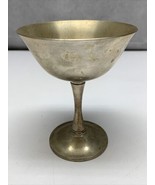 Gorgeous Vintage Silver Plated Wine Cup Goblet Salem Portugal Stemware KG - $29.87 CAD