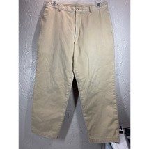 LL Bean Pants Men Tan Beige Classic Chino Blackwatch Flannel Lined Outdo... - $558.84 MXN