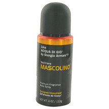 Designer Imposters Mascolino by Parfums De Coeur Body Spray 4 oz - £15.69 GBP
