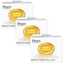 Pears Pure &amp; Gentle Soap with Natural Oils- 3.5 oz bars- 3 ea - £19.17 GBP