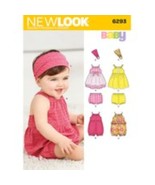 Simplicity Creative Patterns New Look 6293 Babies&#39; Romper, Dress, Pantie... - £12.58 GBP