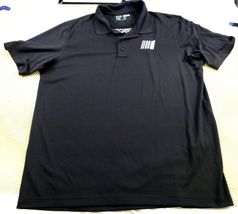5.11 Tactical Mens Black NASCAR Polo Shirt Large Embroidered Logos Short... - $23.75