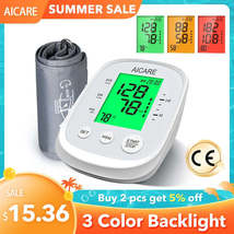 AICARE Blood Pressure Monitor Upper Arm Blood Pressure Meter Digital Tonometer A - £29.93 GBP