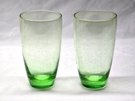 Tag Ltd Bubble Glassware - 6&quot; Iced Tea Beverage Glass Tumbler - EUC Pair... - $445.50 MXN