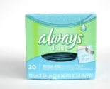 Always Clean Feminine Wipe Individual Wipes To Go New 20 ct Alcohol Free - £15.71 GBP