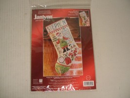 Janlynn Christmas Santa Stuff Stocking Cross Stitch Kit By Sandy Orton #023-0557 - £23.66 GBP