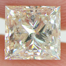 Princess Shaped Diamond H Color SI1 Enhanced Natural Certified 5.33MM 1.05 Carat - £929.70 GBP