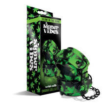 Stoner Vibes Chronic Collection Glow In The Dark Wrist Cuffs - £19.53 GBP