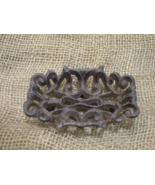 Cast Iron Scroll  Business Card Holder Coin Dish Key Tray Decor Home Office - $277.08 MXN
