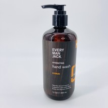 Every Man Jack Hydrating Hand Wash Soap Citrus 12 fl oz - £4.74 GBP