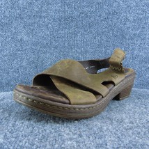Born  Women Gladiator Sandal Shoes Brown Leather Size 8 Medium - £22.15 GBP