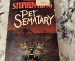 Pet Sematary by Stephen King (1984, Mass Market)first Signet Printing - £7.87 GBP