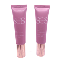 LOT OF 2 Clarins SOS Face Primer LAVENDER Brightens Sallow Skin 1oz each - $15.83