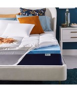 Sleep Innovations Dual Layer 4 Inch Memory Foam Mattress Topper, Queen S... - £136.71 GBP