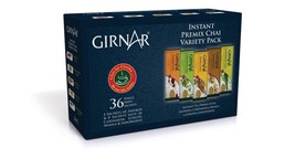 Girnar Instant Premix Chai - Variety Pack (36 Sachets) free hipping - $33.63