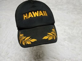 Vintage HAWAII Captain Trucker Baseball Cap Hat Snap Back Mesh Made in H... - $4.95