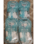 4 Gilette Venus Sensitive Extra Smooth 5 Blade Razor Women 2 Count Each ... - $37.49 CAD