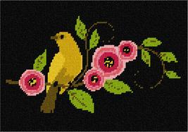 Pepita Needlepoint Canvas: Bird and Flowers, 10&quot; x 7&quot; - $50.00+