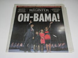 Barack Obama Newspaper Supplement Vintage 2009 Election Victory Win - $24.99