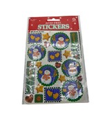 Vintage Amscan Holiday Snowman Stickers 4 Sheets Sealed in pkg - $34.56