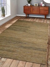 Glitzy Rugs UBSJ00038W0001A11 6 x 9 ft. Hand Knotted Sumak Jute Solid Rectangle  - £205.80 GBP