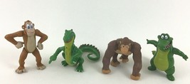 Rainforest Cafe Lot of 4 Safari PVC 3&quot; Figures Toys Gorillas Lizard Alligator - £12.01 GBP