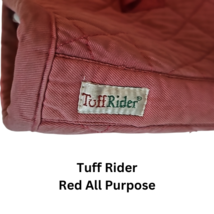Tuffrider Red All Purpose English Riding Saddle Pad USED image 3