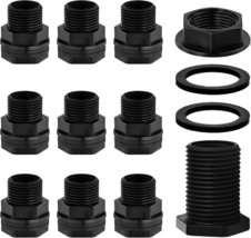 Garden Hose Bulkhead Fitting 3/4 Ght Male Threaded X 1/2 Npt Female, 10 Pack - £28.53 GBP