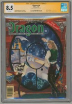 Cavewoman Creator Budd Root Signed CGC SS 8.5 Dragon Magazine #159 Art T... - £102.48 GBP