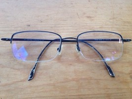 Clavin Klein Collection 53 19 145 Half Rimless Black Metal Eyeglasses Fr... - $24.74