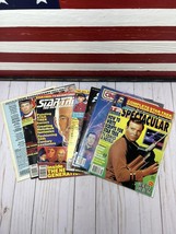 8 Star Trek Vintage Magazine Lot Vintage Starlog Cinefantastique 1990s FreeJack - £18.98 GBP