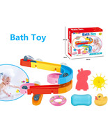 Bath Toy Assemble Sliding Track Buiding Blocks Kid Baby Bath Fun Toy - £28.78 GBP