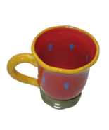 Susan Winget Certified International Garden Brights RED Ceramic Mug - $14.84