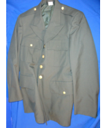 DSCP DEROSSI &amp; SON SERGE AG-489 CLASS A DRESS GREEN ARMY UNIFORM JACKET ... - £29.36 GBP