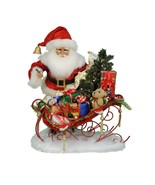 Karen Didion Santa Claus Lighted Christmas Delivery Sleigh 18-inches SC-48 - $245.99