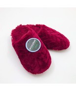 Snoozies Women&#39;s Chevron Pattern Scuff Slippers Medium 7/8 Burgundy - $273.70 MXN