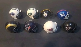 8 Mini NFL Football Helmets - £8.74 GBP