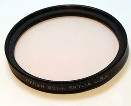 Tiffen Sky 1-A Skylight 58mm Lens Filter made in USA - Original - $27.73