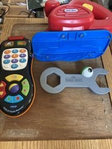 Three Children Toys V Tech Click &amp; Count Remote,little Tykes. Play Saw,Play Wren - £9.00 GBP