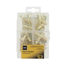 Coral 81400 Easy Hanger Assorted Picture Hook Kit for Wall Art and Mirro... - $16.00