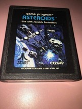 Game Program Asteroids CX-2649 1981 Atari vintage RARE video cartridge space - £16.53 GBP