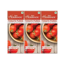Hommade Tomato Puree Ripe Tomatoes - 200 Gm (Pack Of 3) Free Shipping Worldwide - $22.76