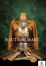 Metal Armor For Larp Breast Plate For Men With Collar and Leg Pockets Made Of Bu - £538.66 GBP