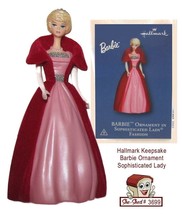 Hallmark Keepsake 2002 Sophisticated Lady Barbie Christmas Ornament original box - £12.74 GBP